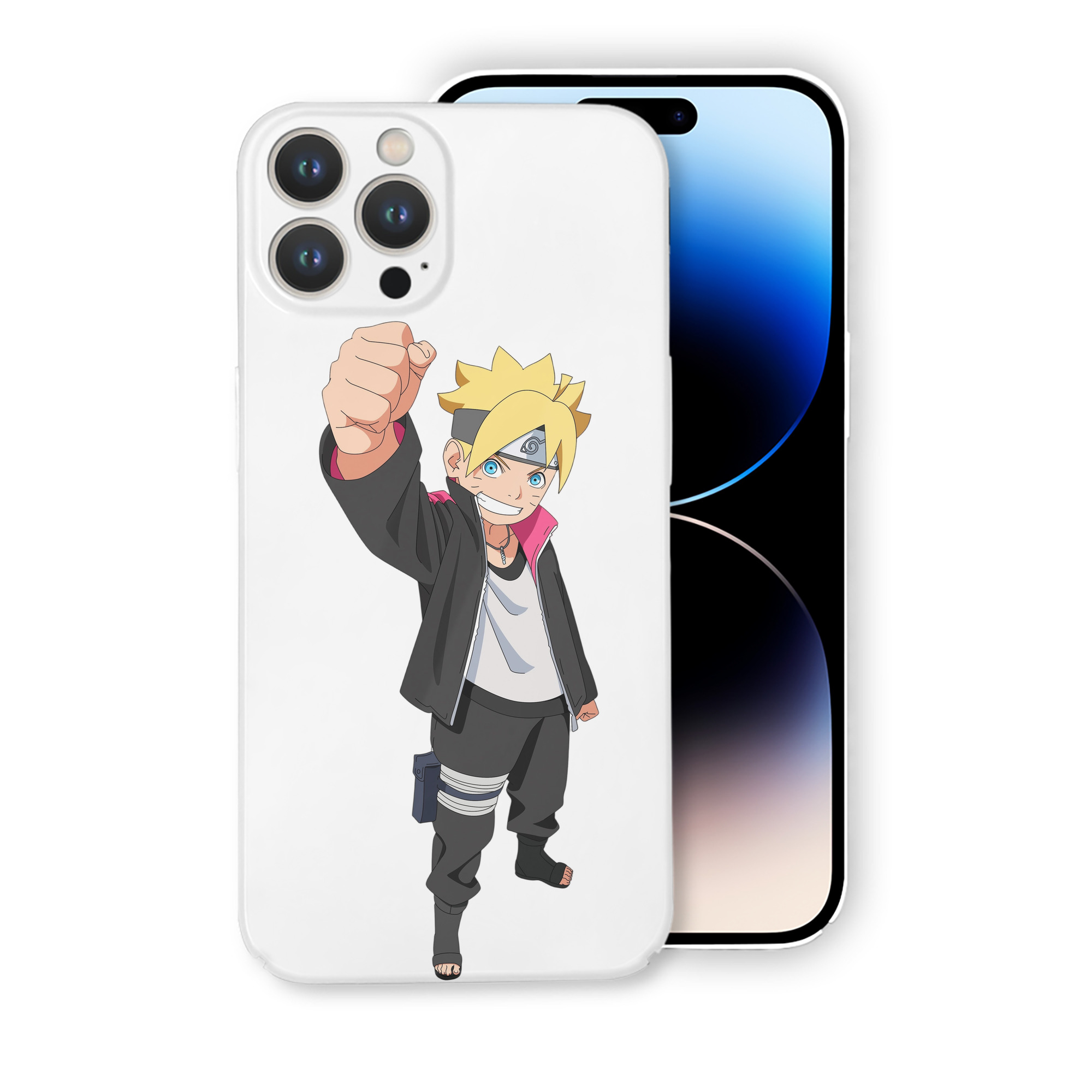 （画像用） NARUTO -ナルト- うずまき ボルト Uzumaki Boruto 【iPhone 14シリーズ対応】ハードケース